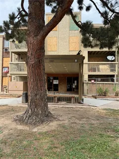 a view of a house with a tree in front