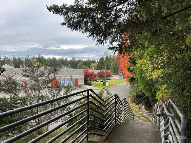 a view of city from balcony