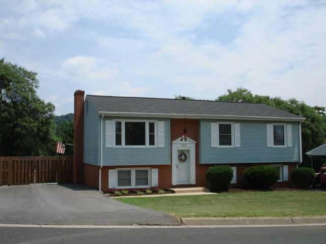 Front of residence