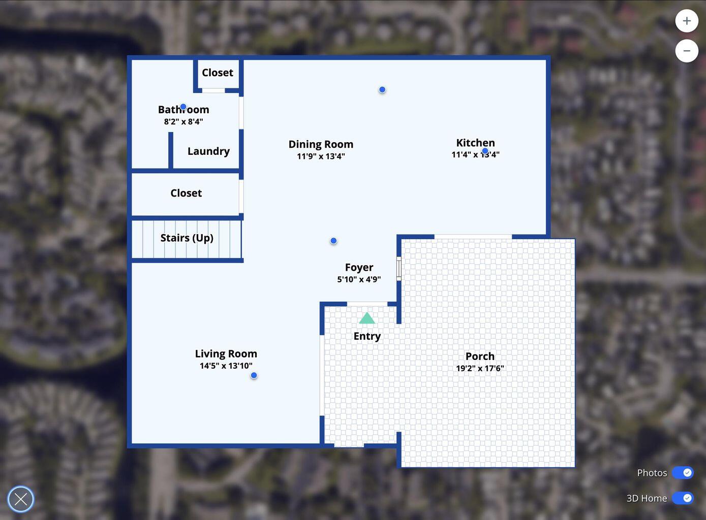 2216 White Pine Circle, Unit D Greenacres, FL 33415 - Photo 28 of 29 First Floor - Floor plan