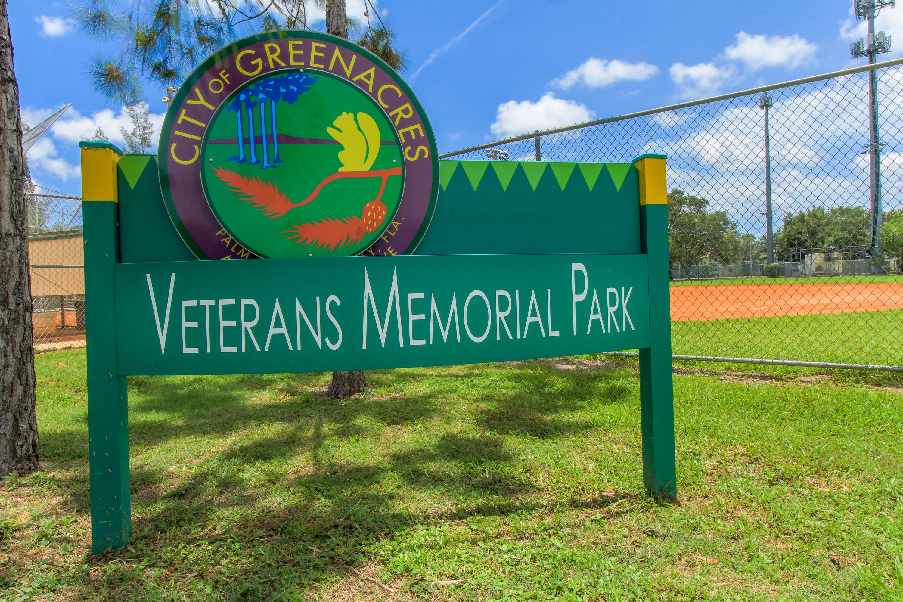 2216 White Pine Circle, Unit D Greenacres, FL 33415 - Photo 19 of 29 Veterans Memorial Park Logo