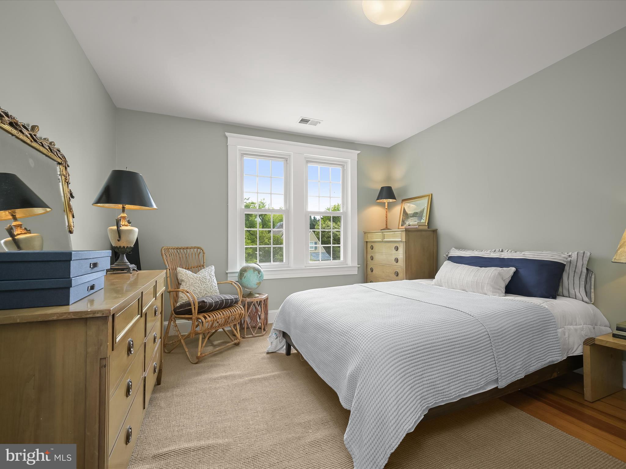 112 Park Drive Baltimore, MD 21228 - Photo 38 of 86 a bedroom with a bed and wooden floor