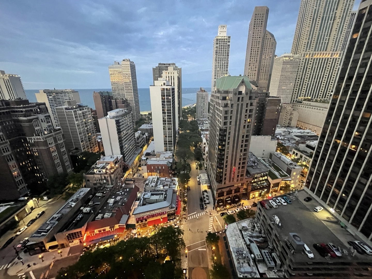 1030 North State Street, Unit 21E Chicago, IL 60610 - Photo 32 of 42 a view of a city with tall buildings