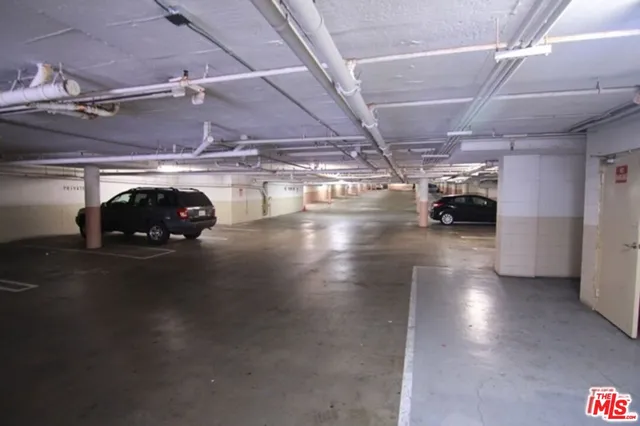 a car that is parked in a parking space