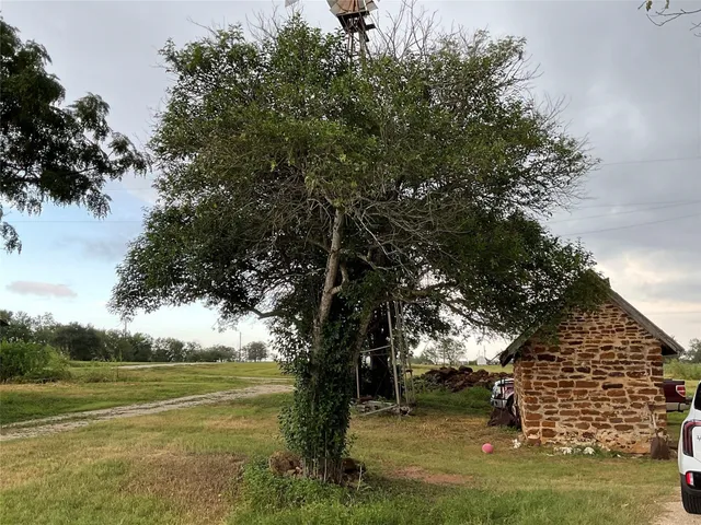 a view of an outdoor space with a lake view