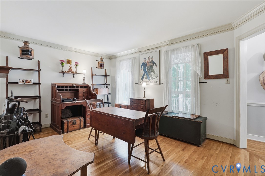 12512 2nd Branch Road Chesterfield, VA 23838 - Photo 21 of 56 a view of a workspace with furniture and wooden floor