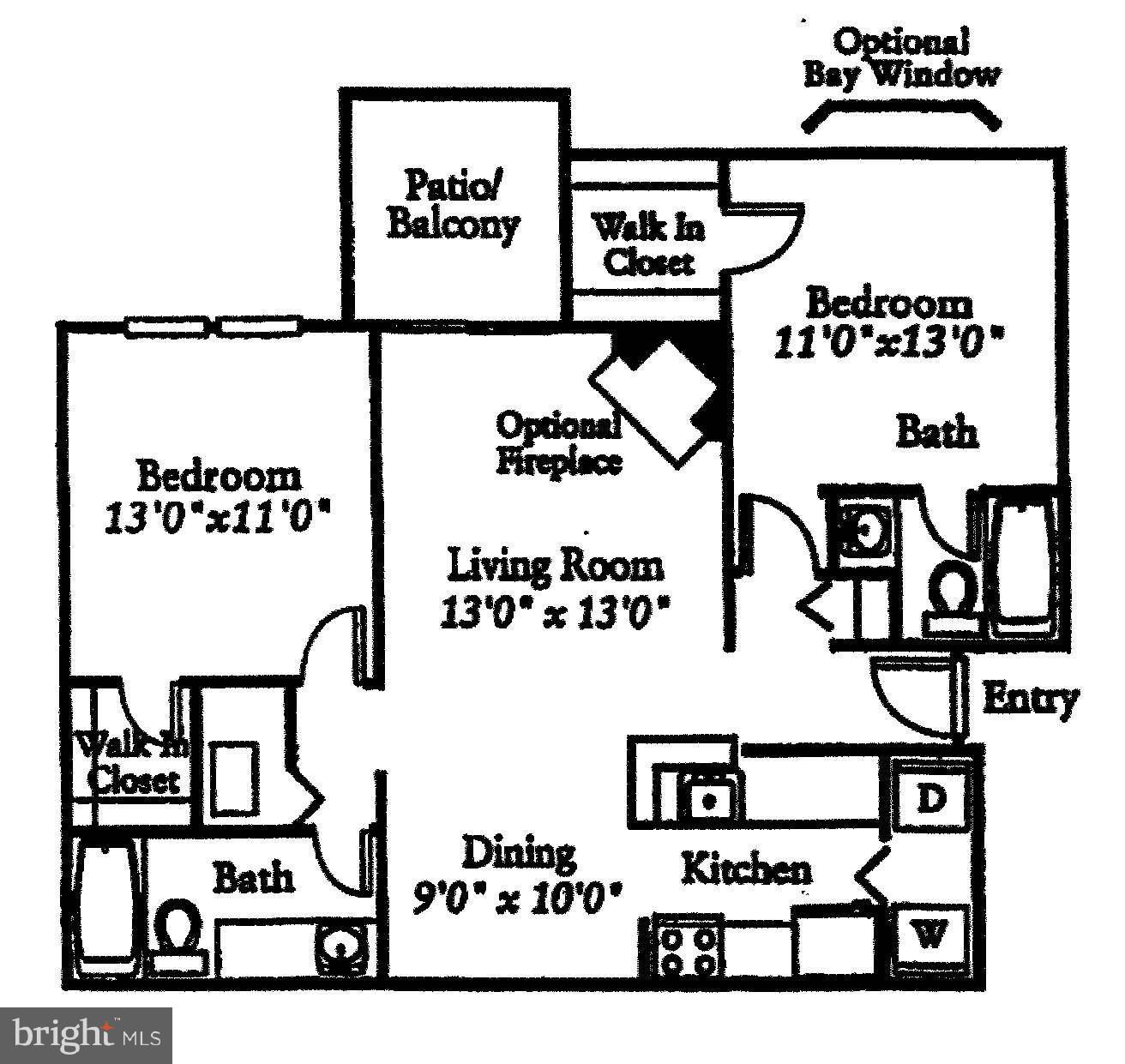1781 Jonathan Way, Unit L Reston, VA 20190 - Photo 15 of 15 St James Floor Plan