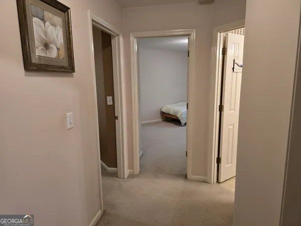 a view of a closet area