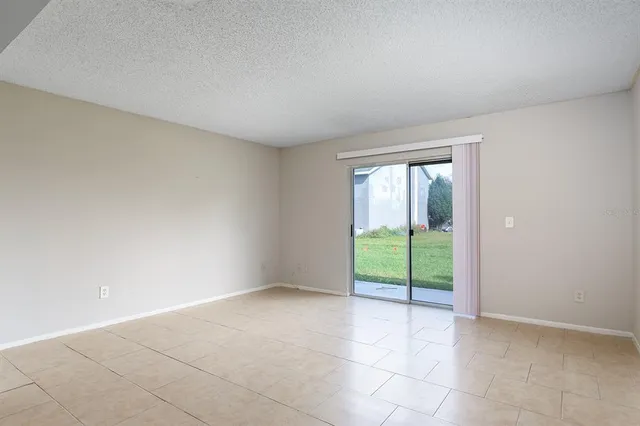 an empty room with natural light