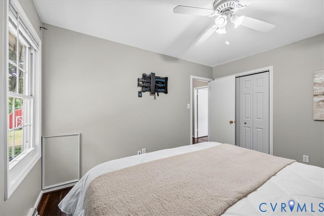 6208 Barrister Road Chesterfield, VA 23832 - Photo 19 of 37 Interior room featuring light gray walls, dark woo
