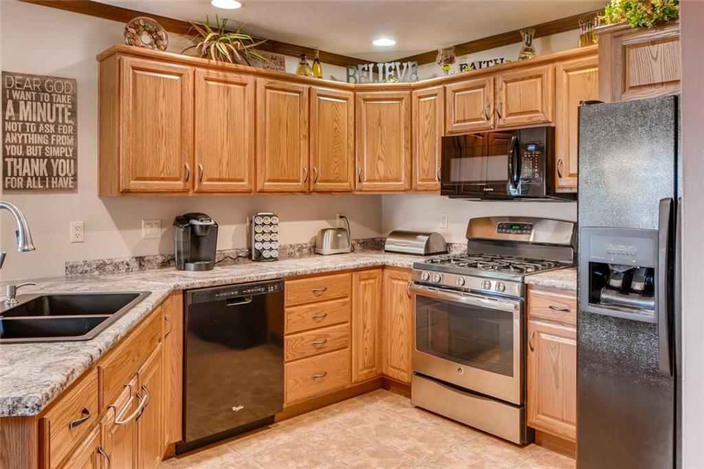 114 Oakland Heights Road Monaca, PA 15061 - Photo 12 of 25 Beautiful Kitchen: Ceramic floor, Recessed lighting, New Counter top, Sink, Faucet, Appliances