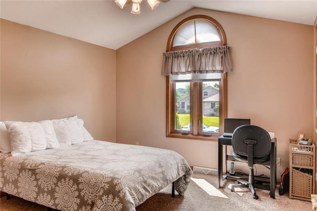 114 Oakland Heights Road Monaca, PA 15061 - Photo 22 of 25 Bedroom 2 with Cathedral ceiling