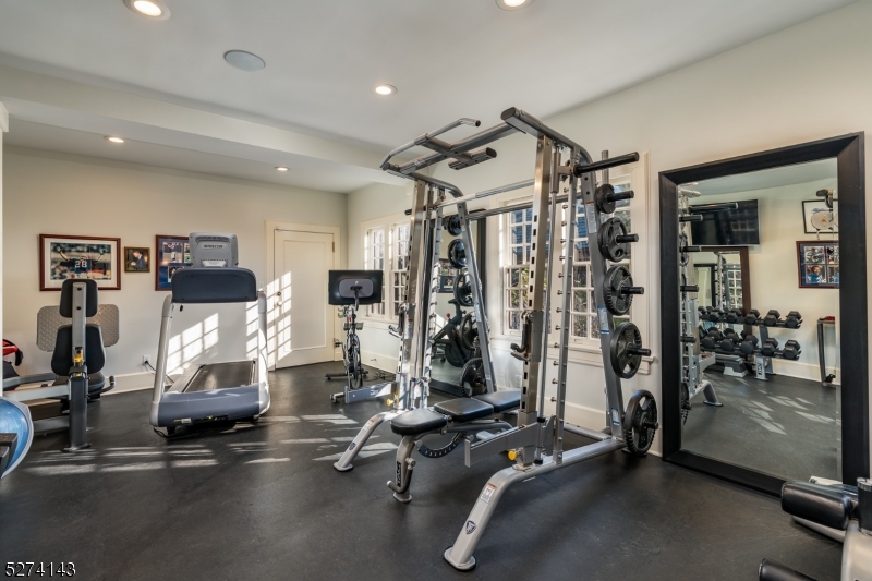 12 Canfield Road Morristown, NJ 07960 - Photo 44 of 49 a view of a room with gym equipment