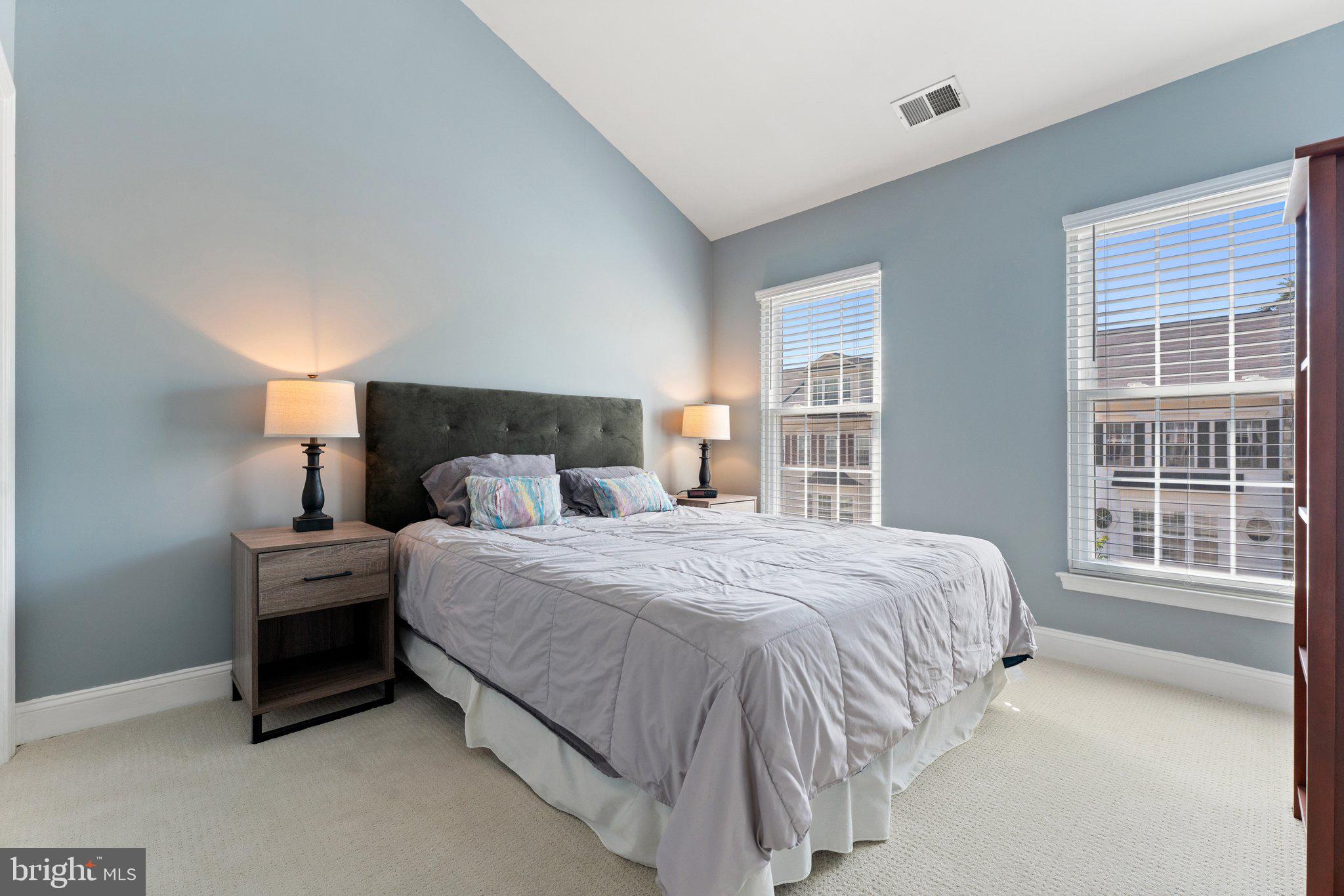2068 Capstone Circle Herndon, VA 20170 - Photo 17 of 29 Upper Level Bedroom #3 with Vaulted Ceiling