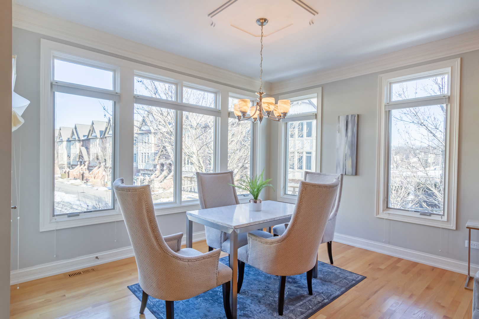 32 Bluestone Drive St. Charles, IL 60174 - Photo 12 of 33 a view of a dining room with furniture window and wooden floor