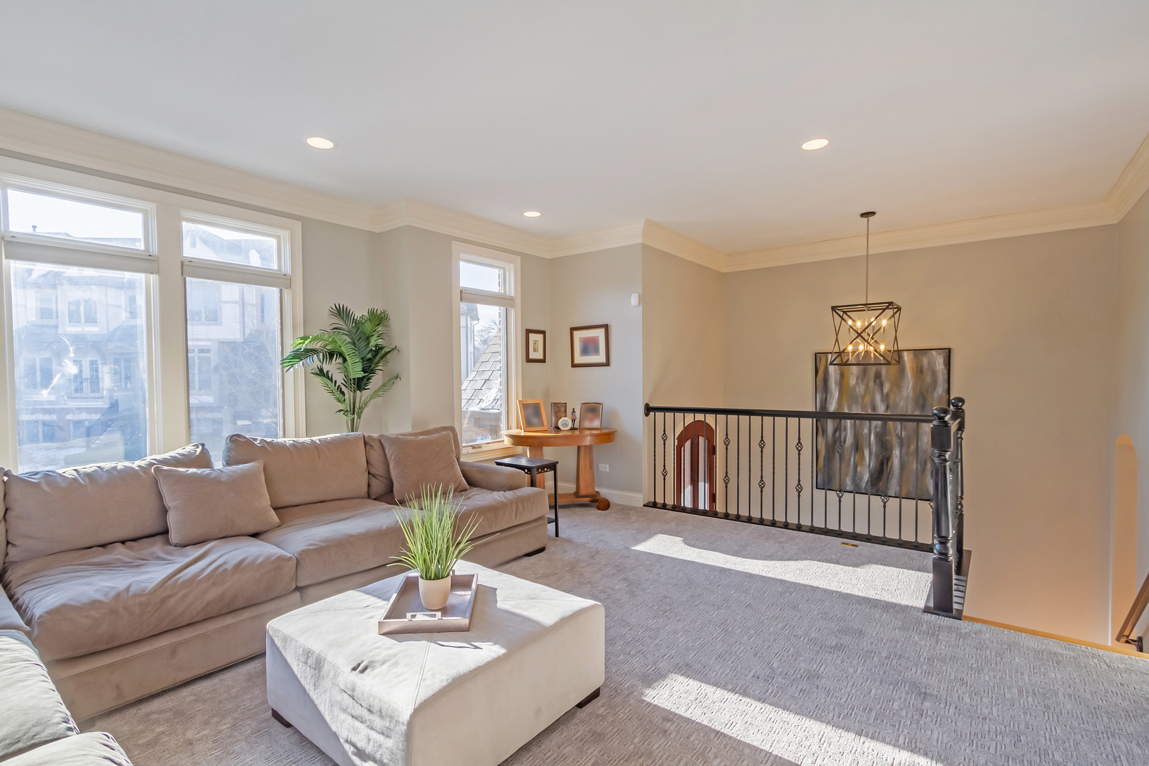 32 Bluestone Drive St. Charles, IL 60174 - Photo 7 of 33 a living room with furniture or couch and a potted plant
