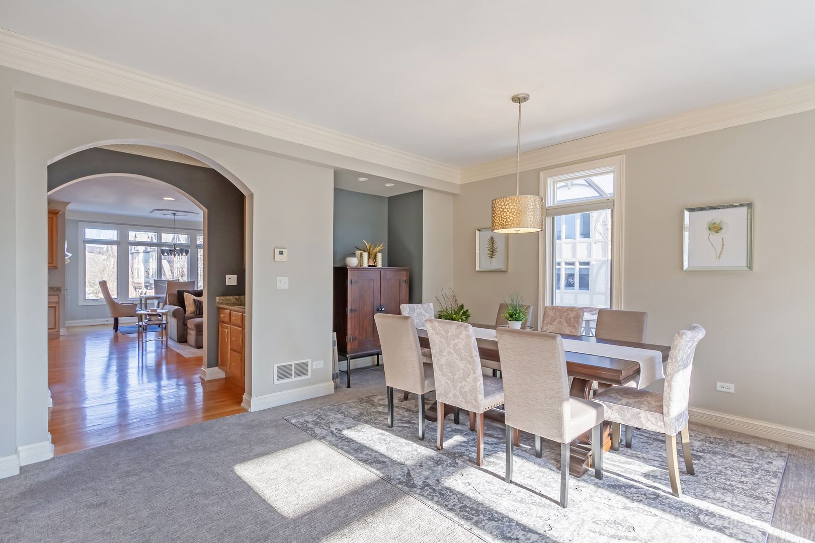 32 Bluestone Drive St. Charles, IL 60174 - Photo 8 of 33 a view of a dining room with furniture and wooden floor