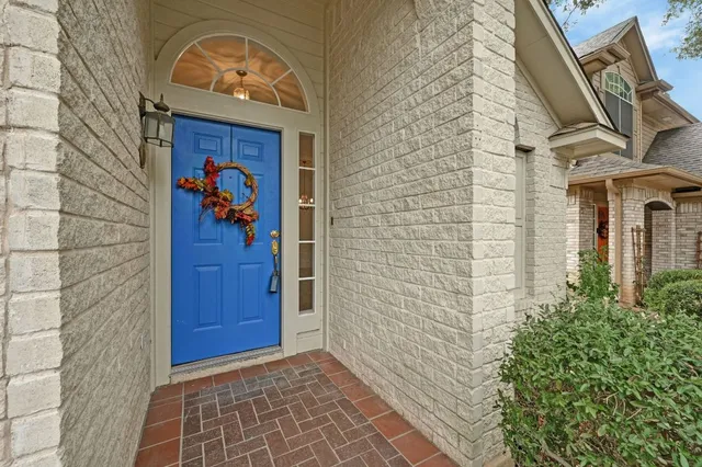 a view of a entryway door of the house