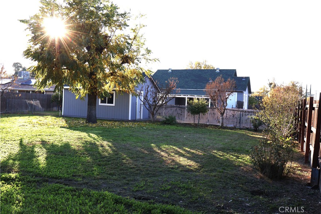 1311 6th Avenue Corning, CA 96021 - Photo 37 of 48 a view of a yard in front of a house with a large tree