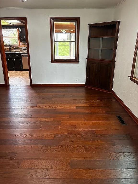 449 Race Street Waynesburg, PA 15370 - Photo 10 of 20 an empty room with wooden floor and windows