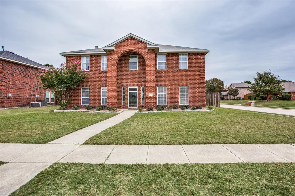 1421 Berkley Road Allen, TX 75002 - Photo 1 of 1 a front view of a house with a yard