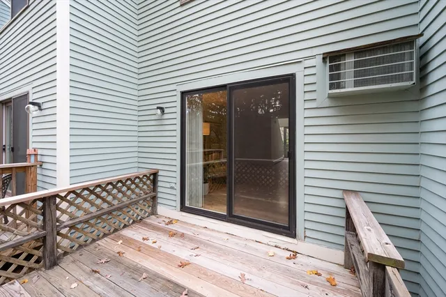 a view of a house with wooden door