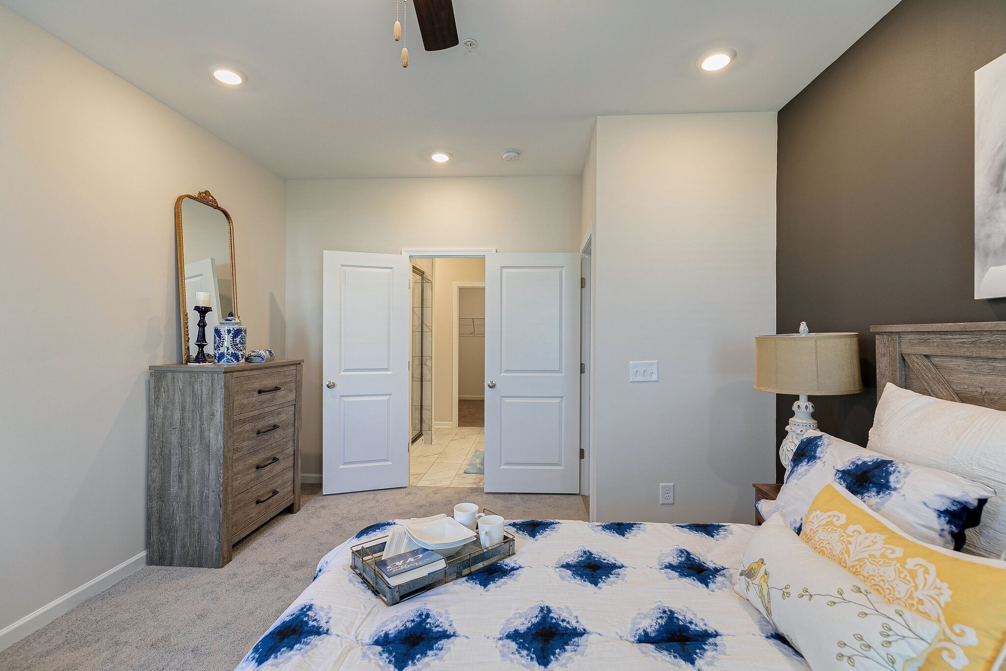 1087 June Wilde Ridge Spring Hill, TN 37174 - Photo 14 of 19 a bedroom with a bed and a dresser