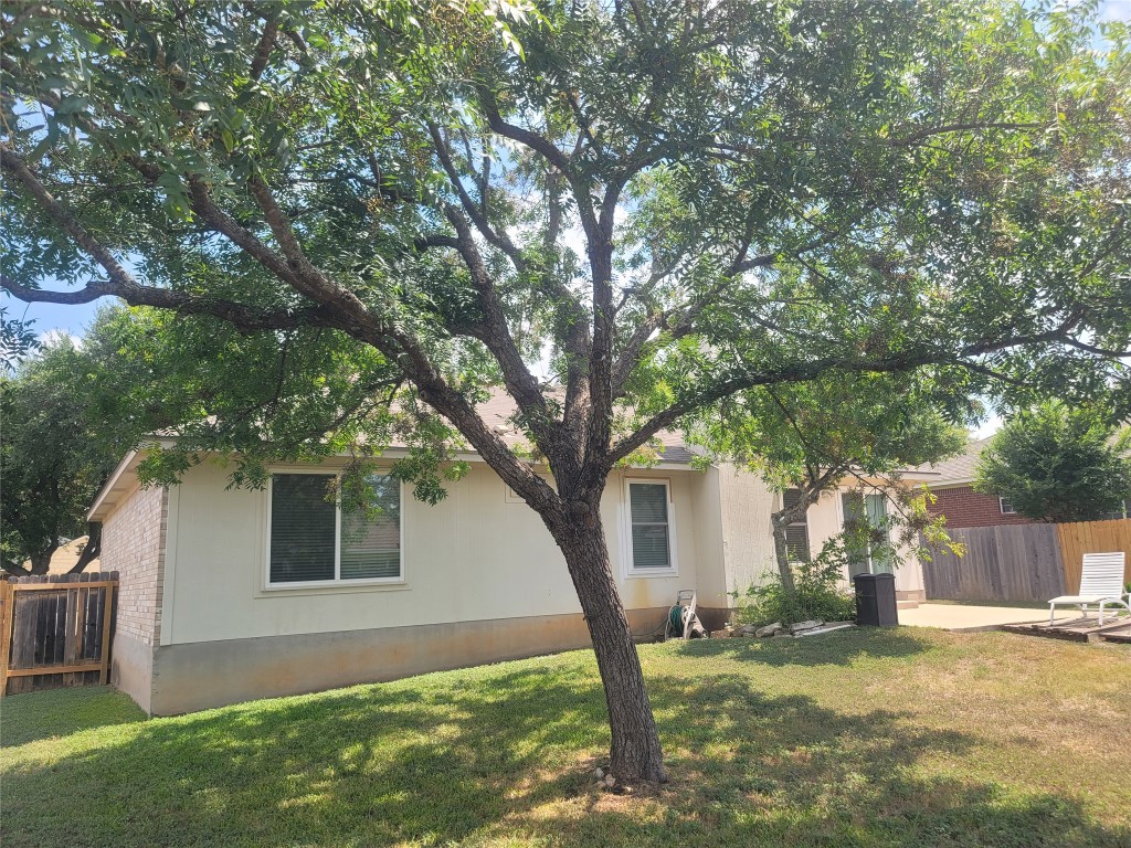 1805 Timber Ridge Drive Cedar Park, TX 78613 - Photo 10 of 25 a view of a yard in front of a house with large tree
