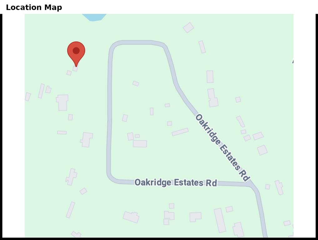 15 Oak Ridge Circle Malakoff, TX 75148 - Photo 2 of 3 Location Map. Illustrating the geographical placement of the property within Oakridge Estates Rd