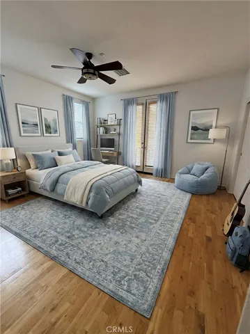 an empty room with a empty space and windows