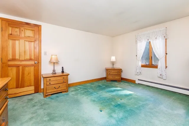 an empty room with window