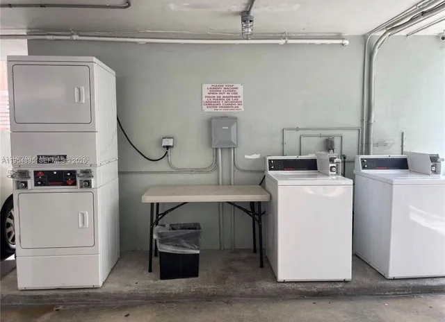 front view of a building with a stove