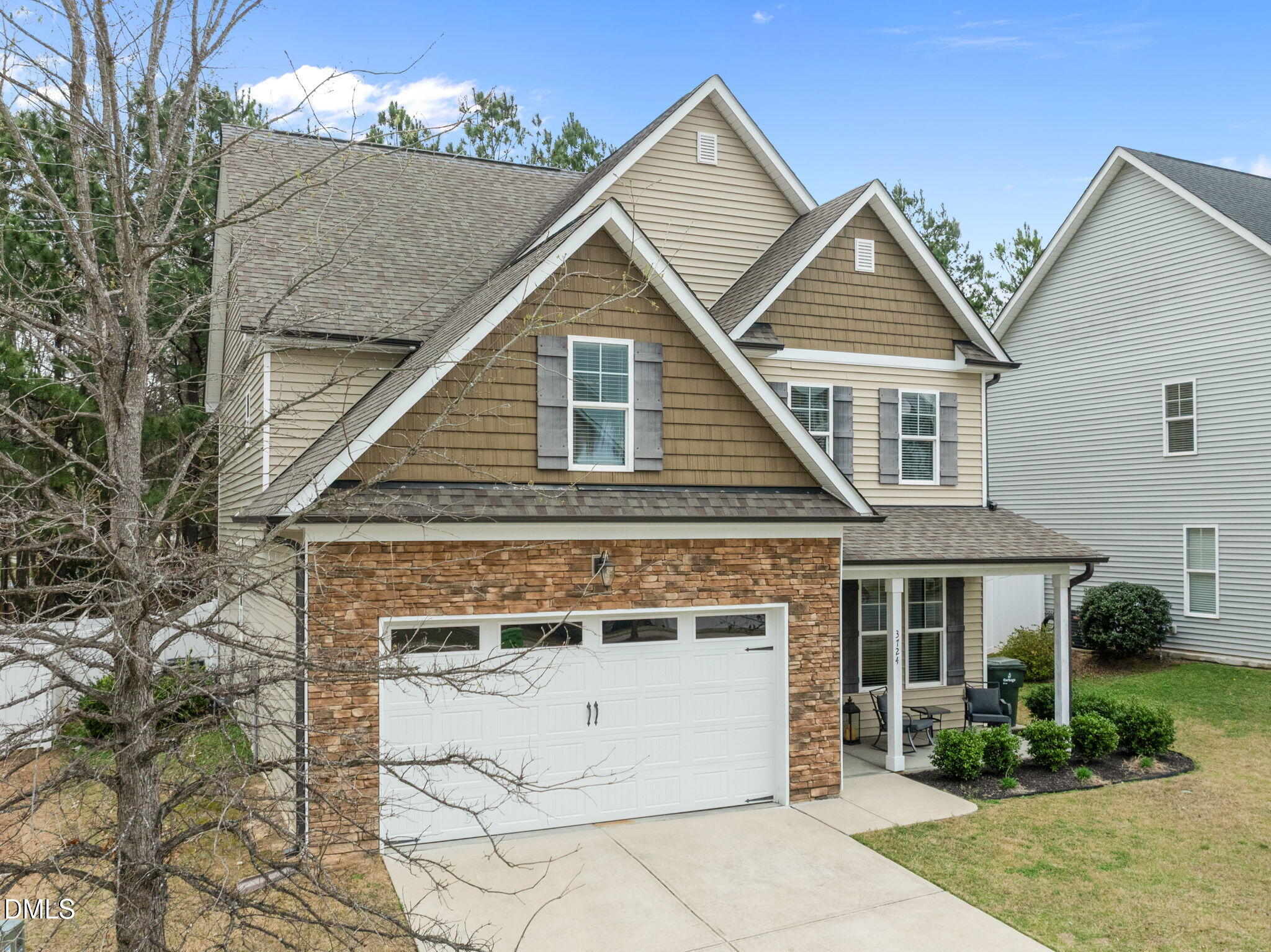 3724 Massey Ridge Court Raleigh, NC 27616 - Photo 26 of 30 a view of a house with a yard