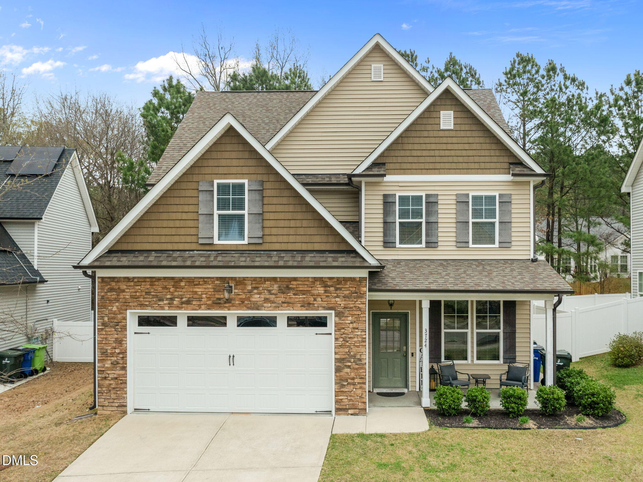 3724 Massey Ridge Court Raleigh, NC 27616 - Photo 2 of 30 a view of a house with yard and plants