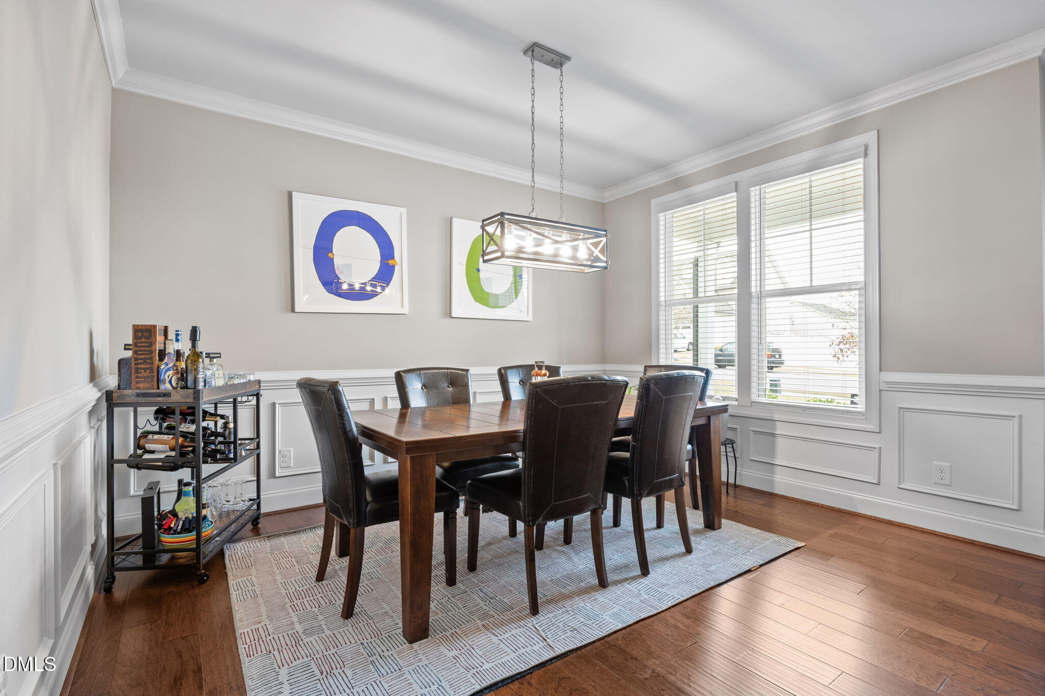 3724 Massey Ridge Court Raleigh, NC 27616 - Photo 7 of 30 a view of a dining room with furniture window and wooden floor