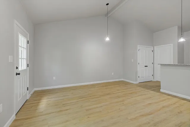 a view of an empty room