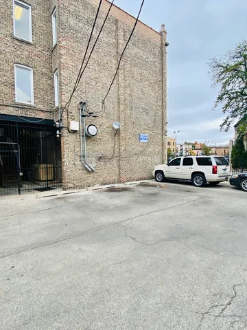 a car parked on the side of a street