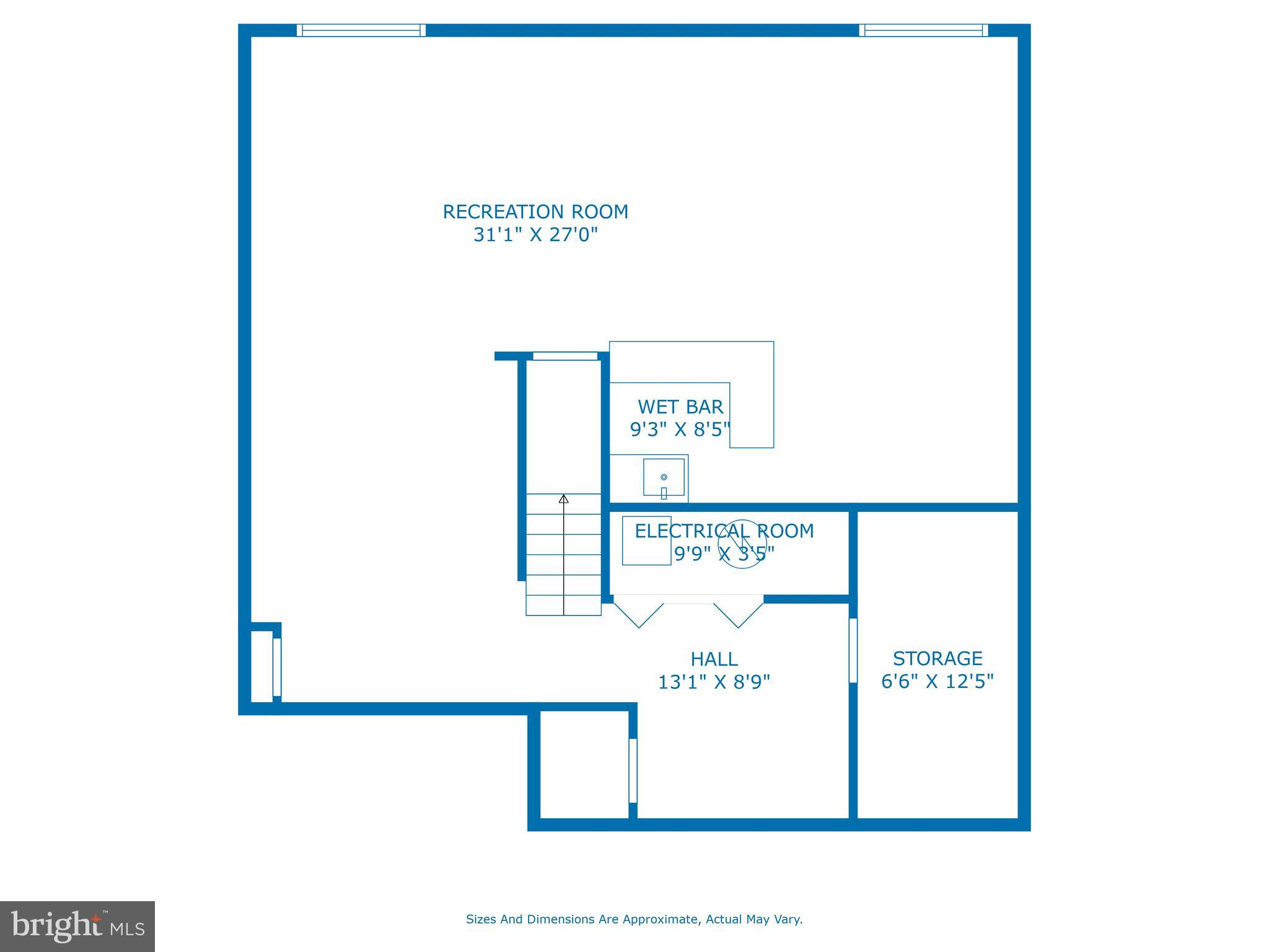 1412 Hunting Wood Road Annapolis, MD 21403 - Photo 55 of 56 Lower Level Floorplan