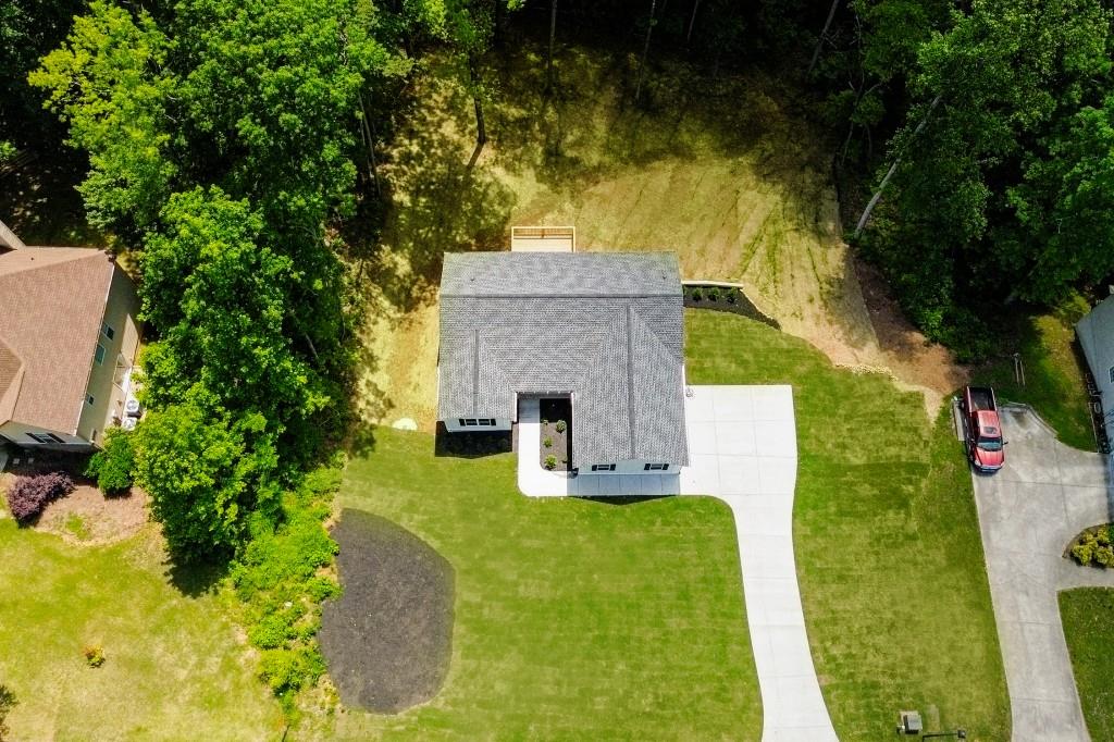 5342 Monarch Drive Gainesville, GA 30506 - Photo 4 of 27 a aerial view of a house with swimming pool garden and patio