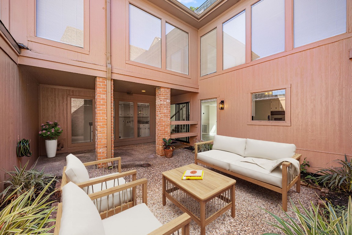 15686 Barkers Landing Road Houston, TX 77079 - Photo 28 of 32 Back Patio offers additional outdoor private space w/ plenty of room for outdoor furniture.