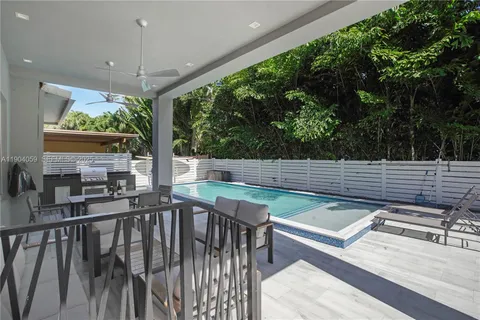 a workspace with wooden floor and a workspace