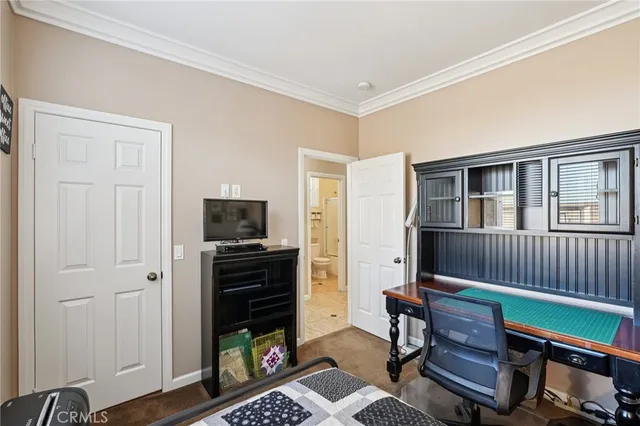 a room with furniture and a window