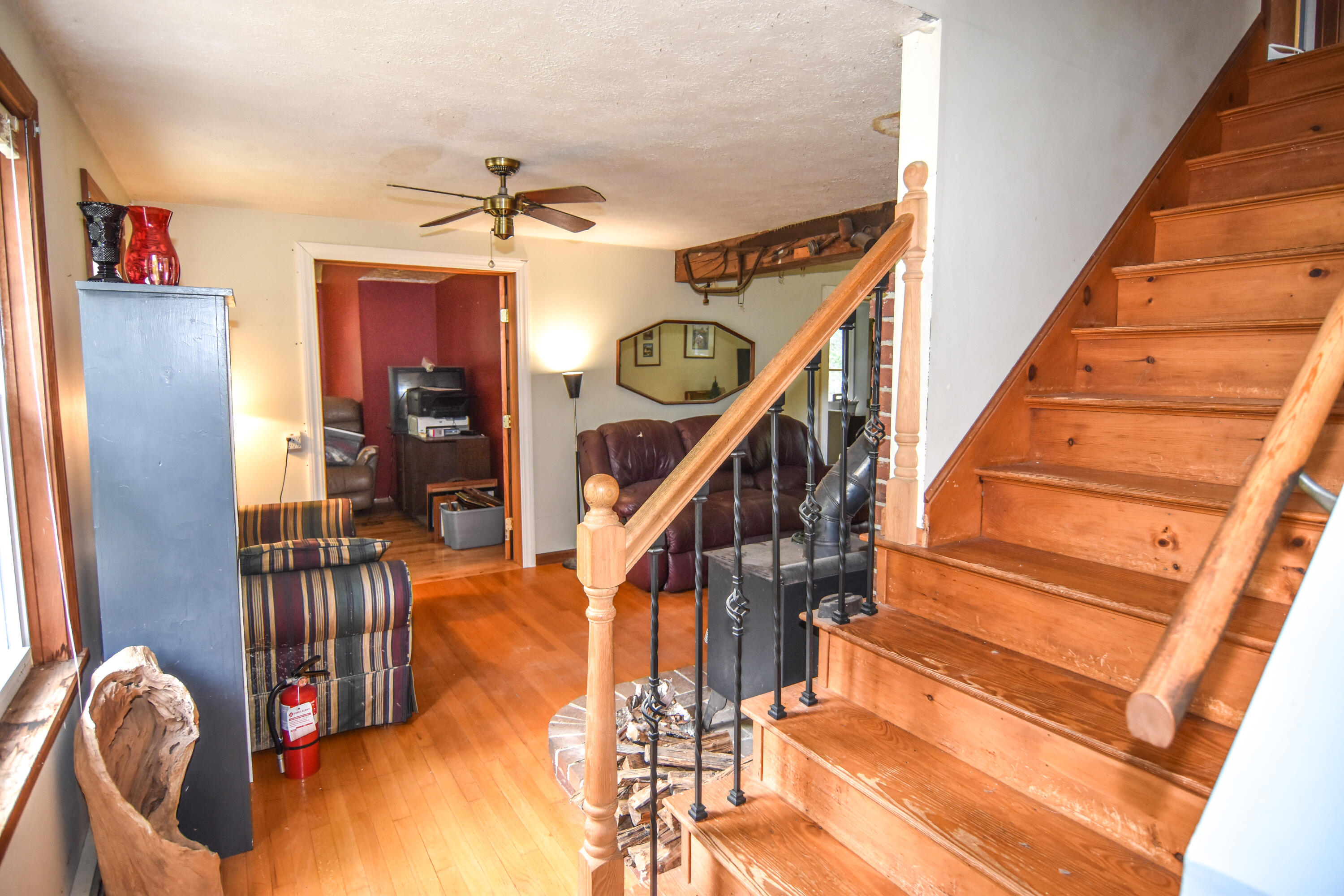 114 Grant Road Durham, ME 04222 - Photo 13 of 30 Stairs to 2nd floor