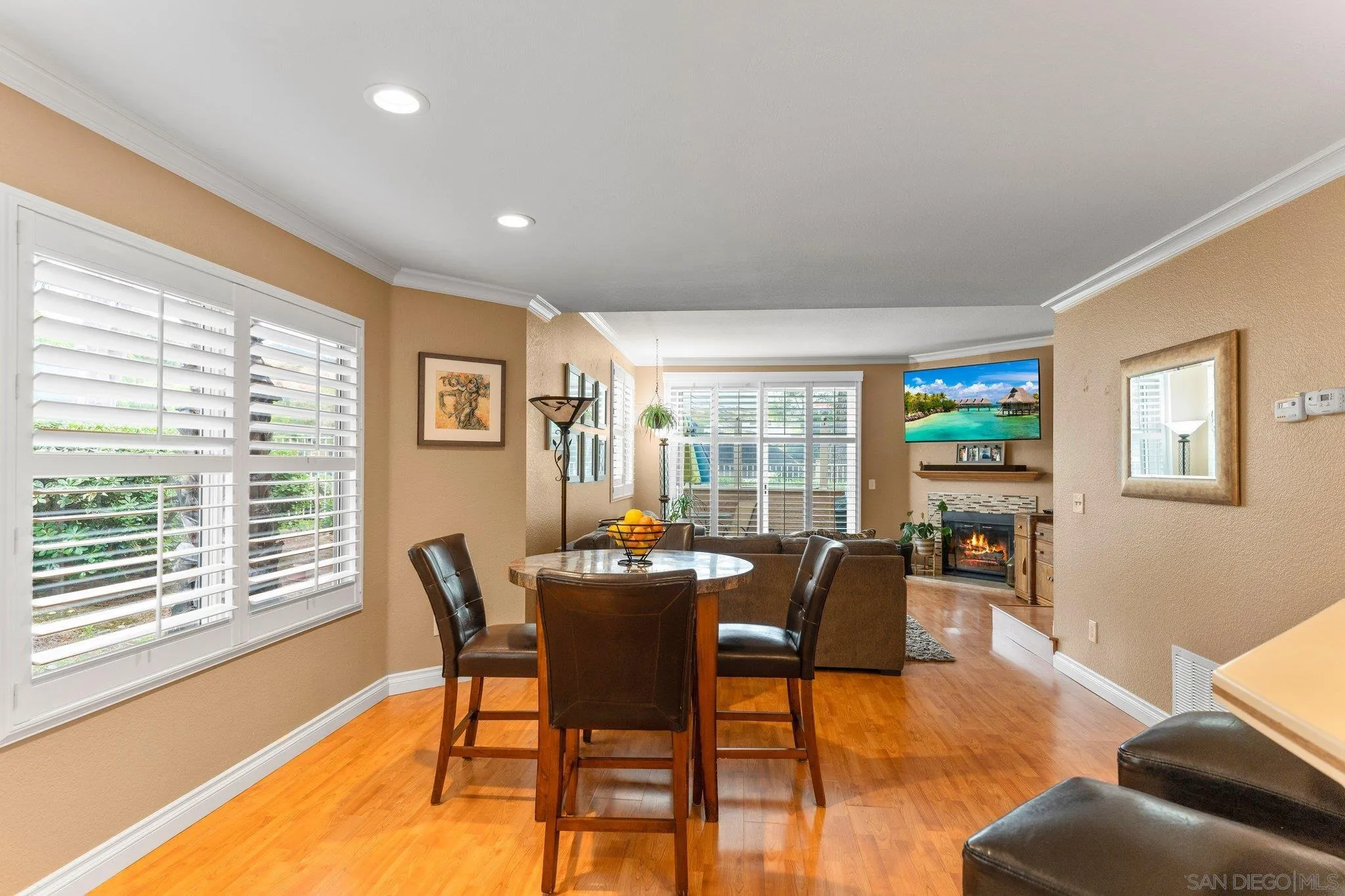 13801 Pinkard Way, Unit 8 El Cajon, CA 92021 - Photo 4 of 29 a dining room with furniture and wooden floor