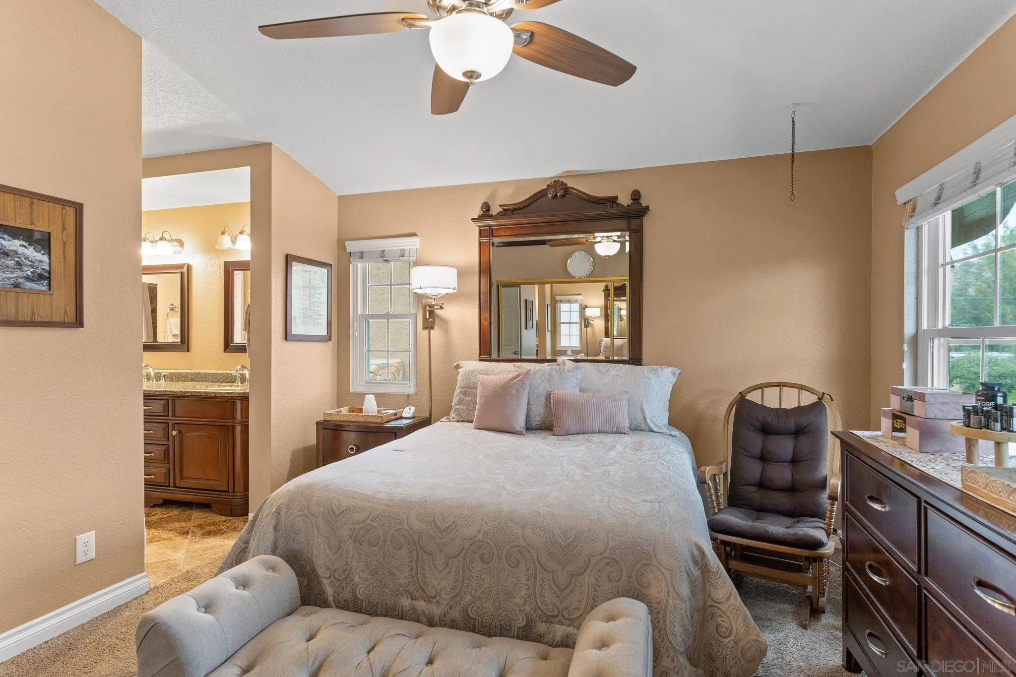 13801 Pinkard Way, Unit 8 El Cajon, CA 92021 - Photo 7 of 29 a bedroom with a bed and wooden floor