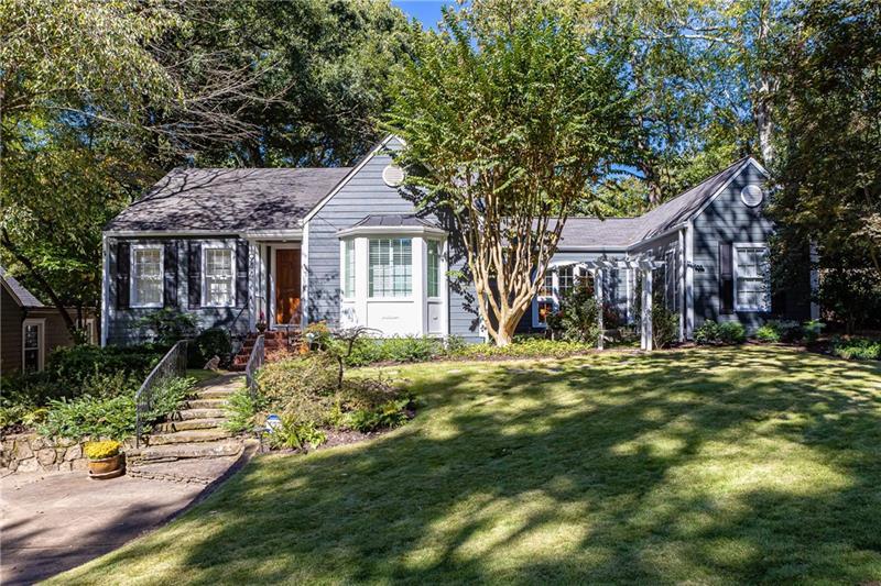 1944 Ardmore Road Northwest Atlanta, GA 30309 - Photo 1 of 1 a view of a yard in front of house