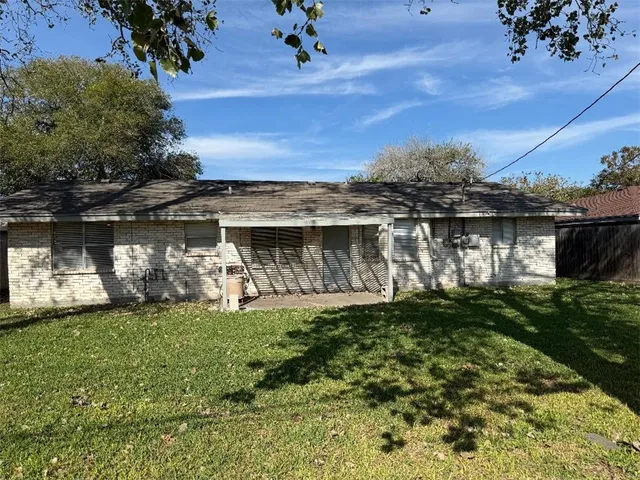 a view of a lake with a big yard