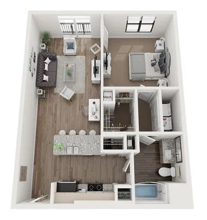 $1,829 | 5193 Peachtree Boulevard, Unit 2407, Chamblee, GA 30341