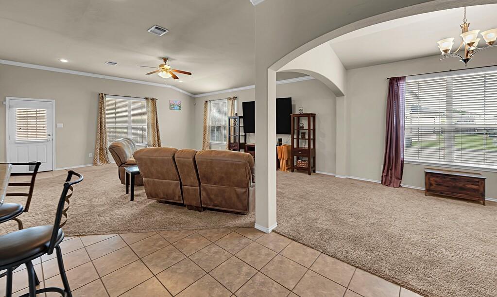 9801 Shallow Creek Drive Waco, TX 76708 - Photo 5 of 31 a living room with furniture and a window