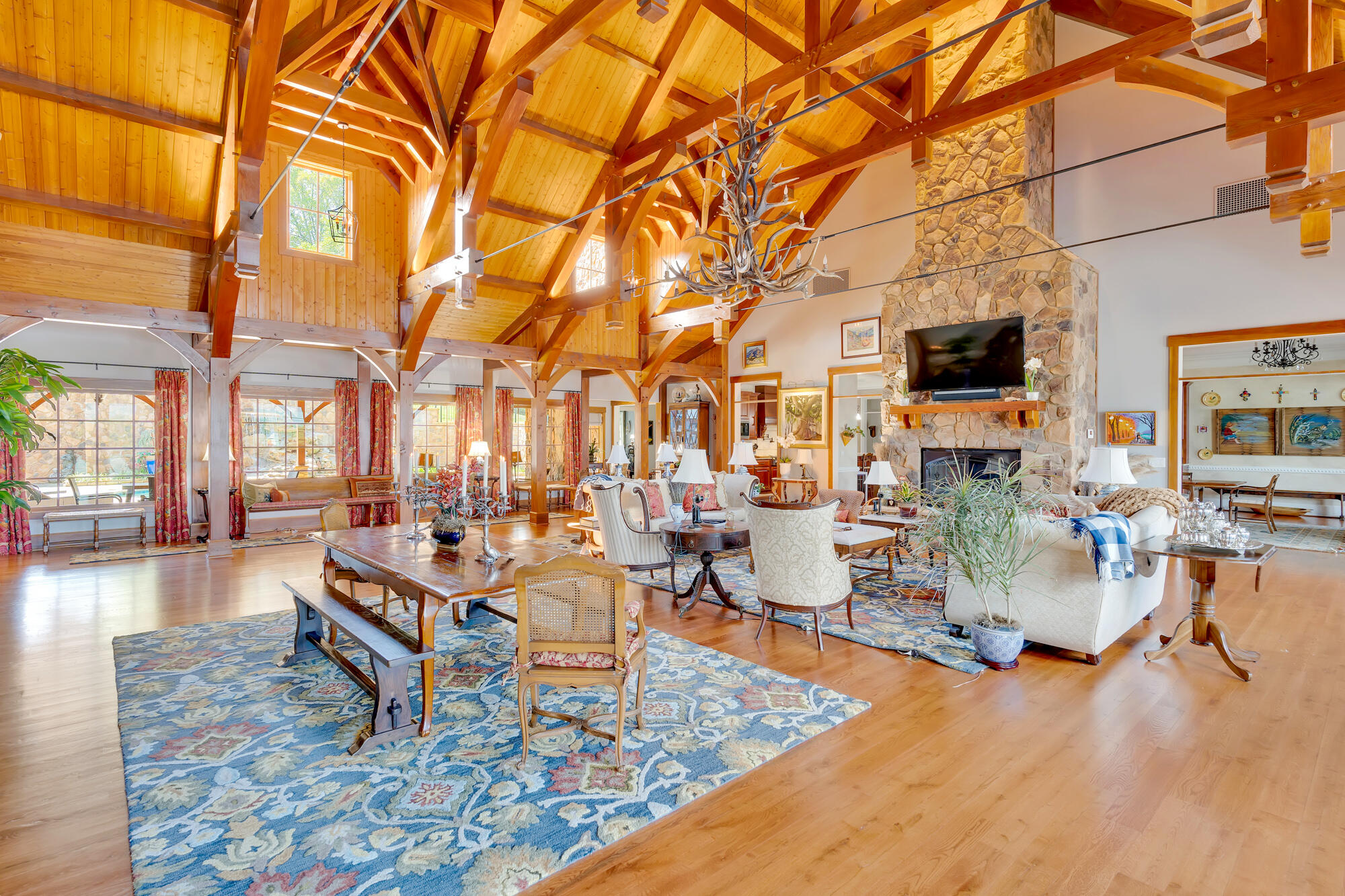 6432 Cobble Lane Harrison, TN 37341 - Photo 4 of 100 Stone Fireplace